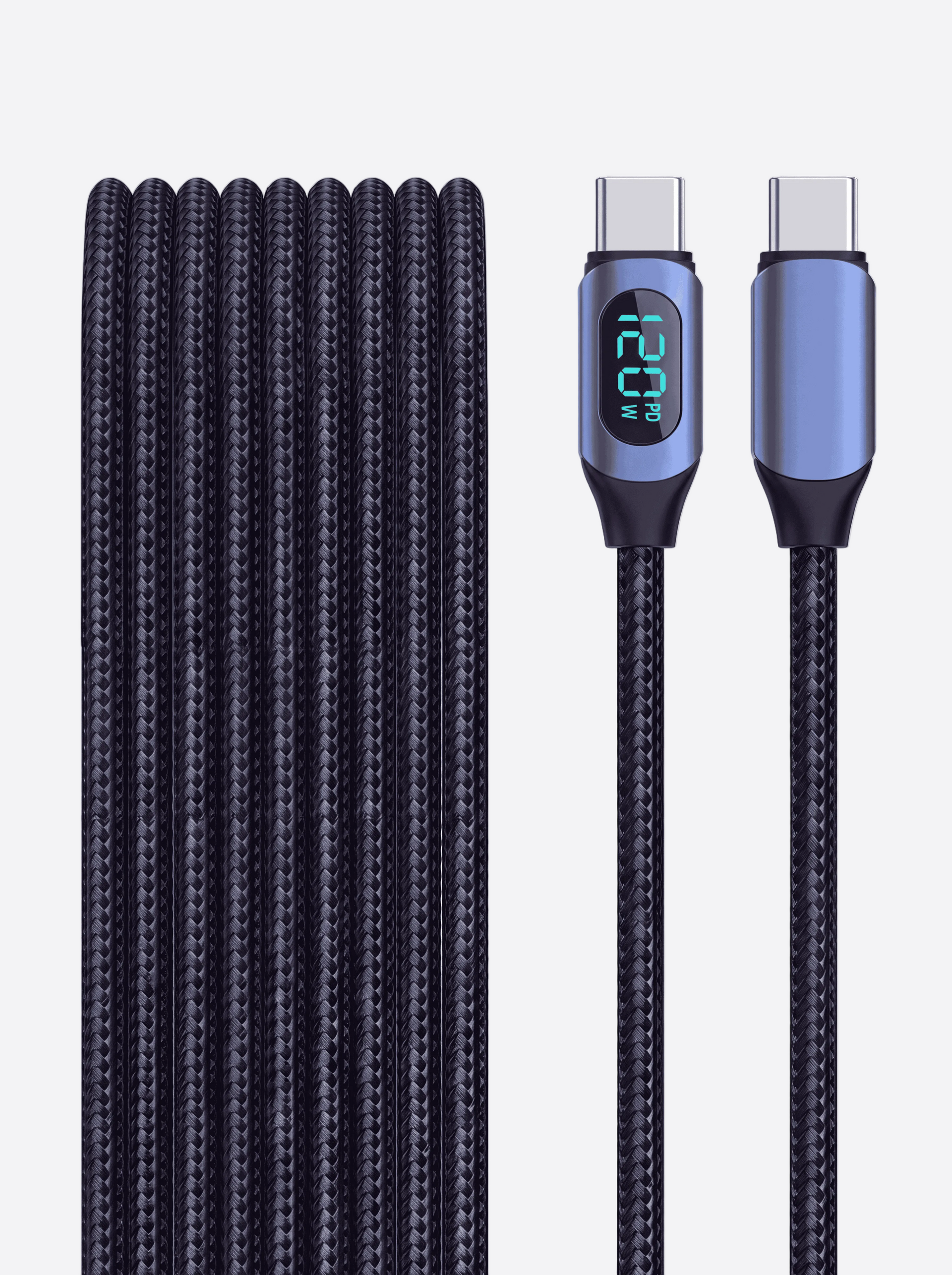 Barce E-Charge 120W Braided Cable
